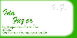 ida fuzer business card